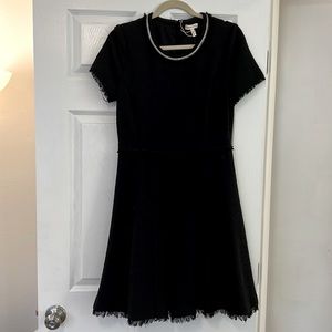 Rebecca Taylor Black Midi Dress